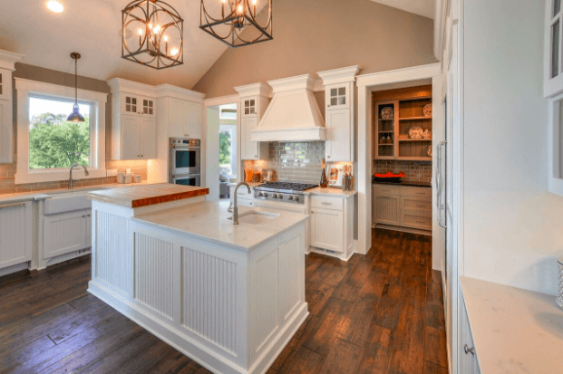 A contemporary custom-built kitchen