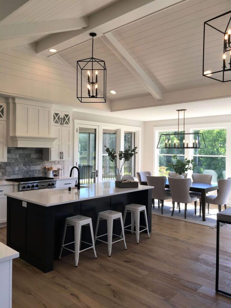 Kitchen and dining room